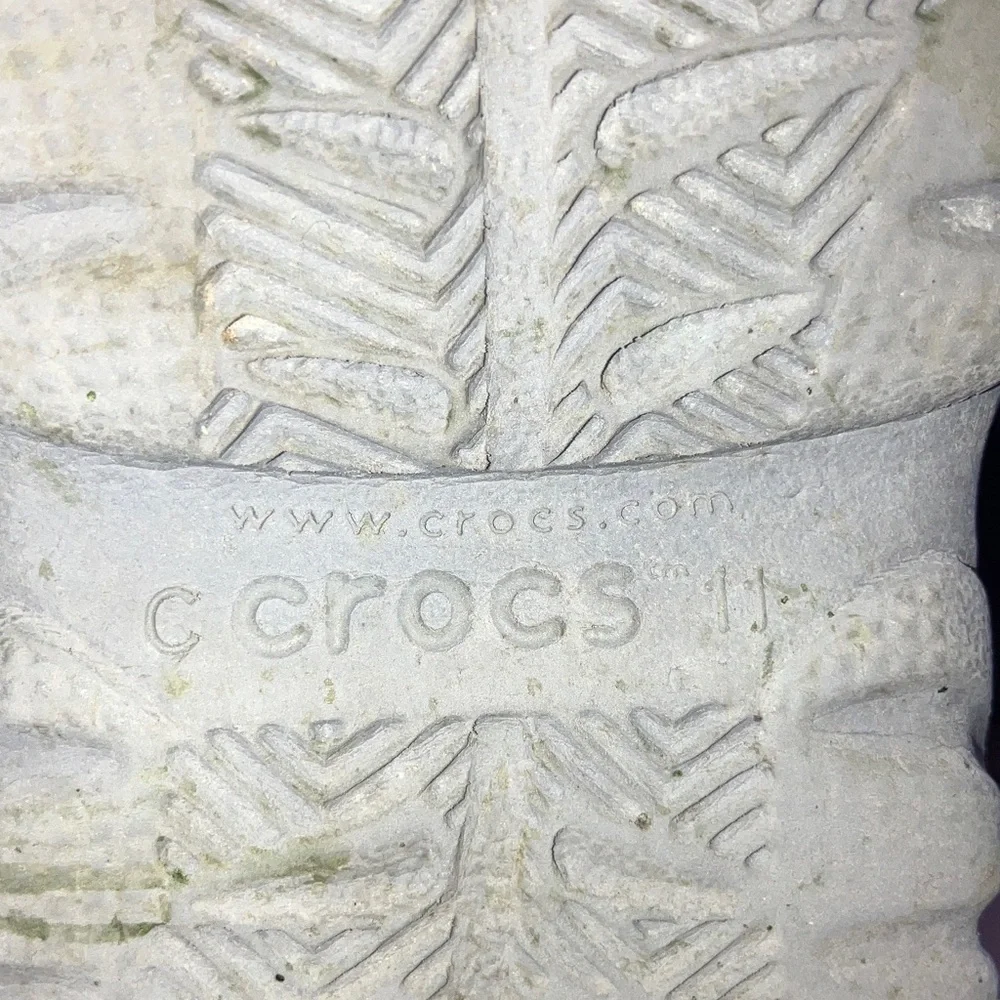CROCS Kids Blue‎ and Gray Sandals Size 11